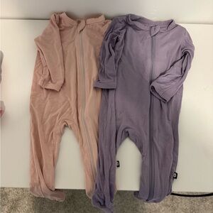 Kyte baby pajamas bundle - Pink and Purple